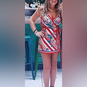 Woman’s dress front/ romper back